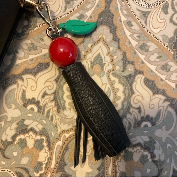 NWOT Rare Kate Spade Ma Cherrie Cafe Leather Satchel Bag - Picture 13 of 16